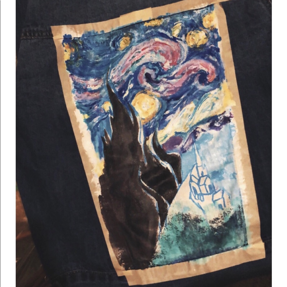 🖼 In Progress Denim Painting 🖼